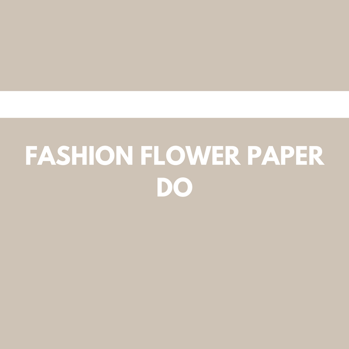 Fashion Floral Wrapping Paper (DO) BEIGE