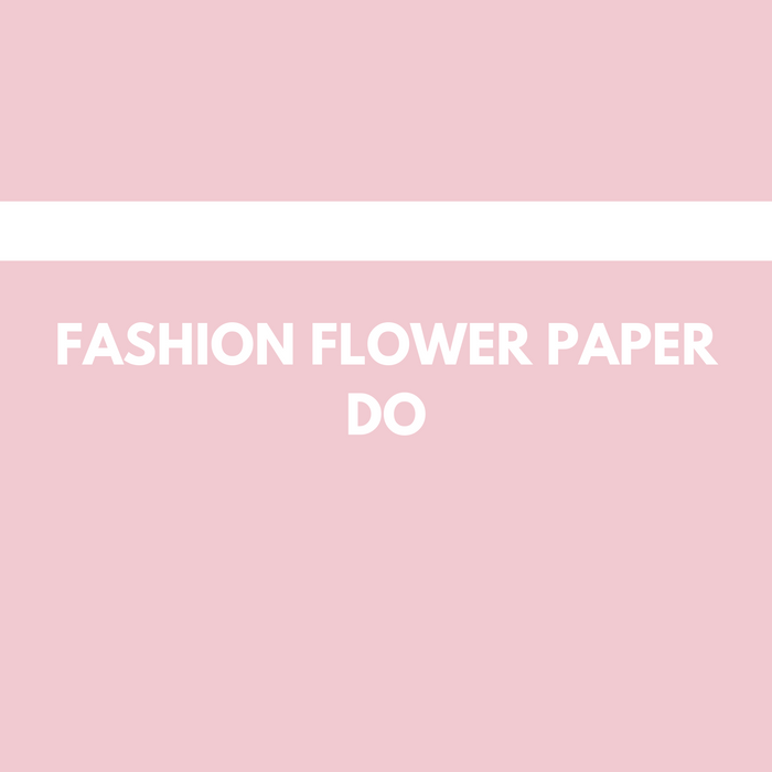 Fashion Floral Wrapping Paper (DO) LIGHT PINK