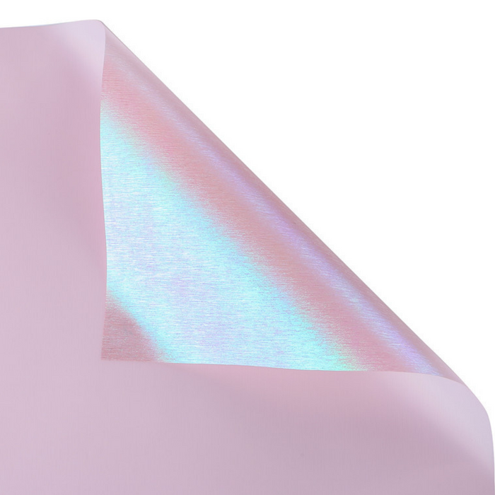 Iridescent Floral Wrapping Paper (LIGHT PINK)