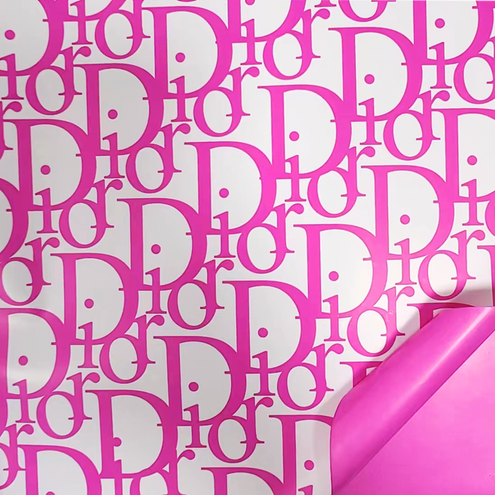 Fashion Floral Wrapping Paper (DO) HOT PINK