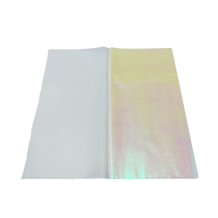 Iridescent Floral Wrapping Paper (WHITE)