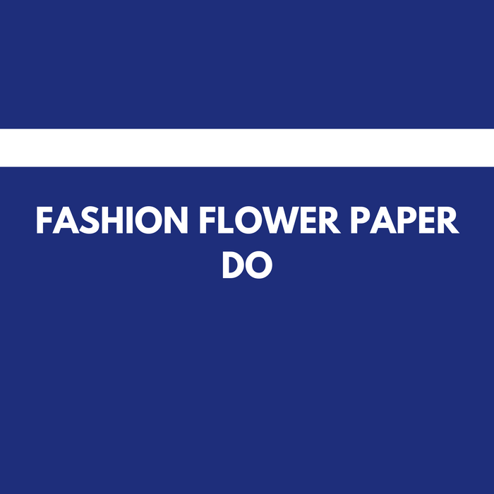 Fashion Floral Wrapping Paper (DO) ROYAL BLUE