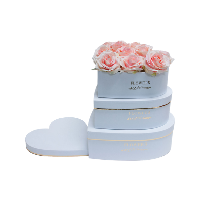 Heart Floral Box (WHITE)