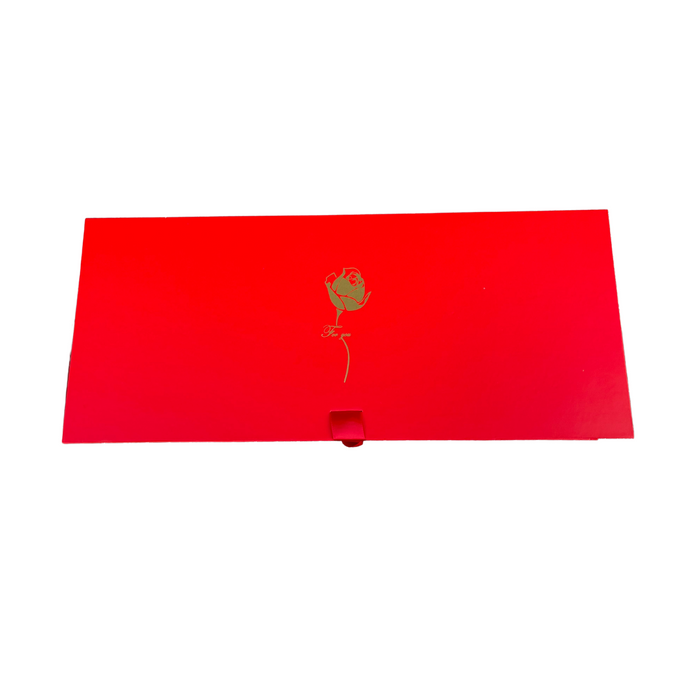 Rectangular ILY Flip Box (RED)