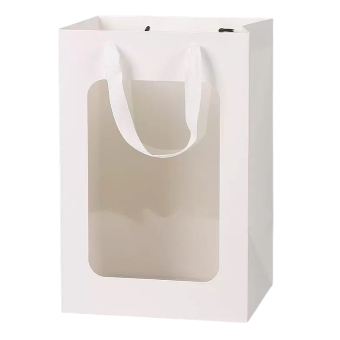 Window Gift Bag 35 cm - 5pcs (WHITE)