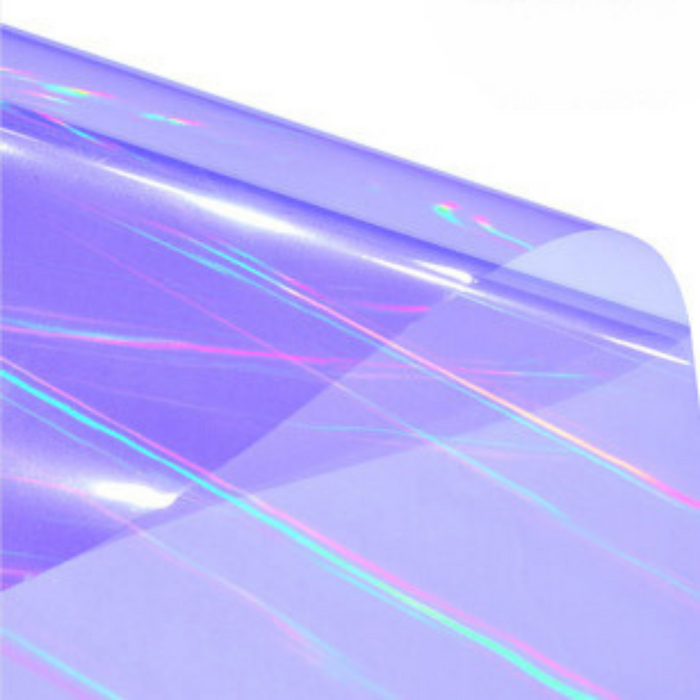 Clear Cellophane Floral Wrapping (PURPLE)