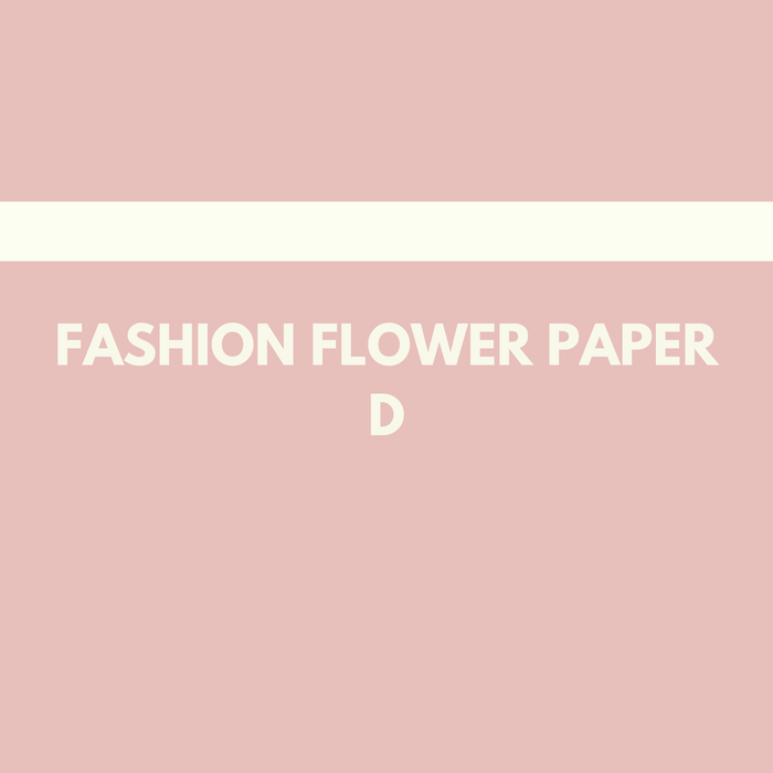 Fashion Floral Wrapping Paper (D) PINK