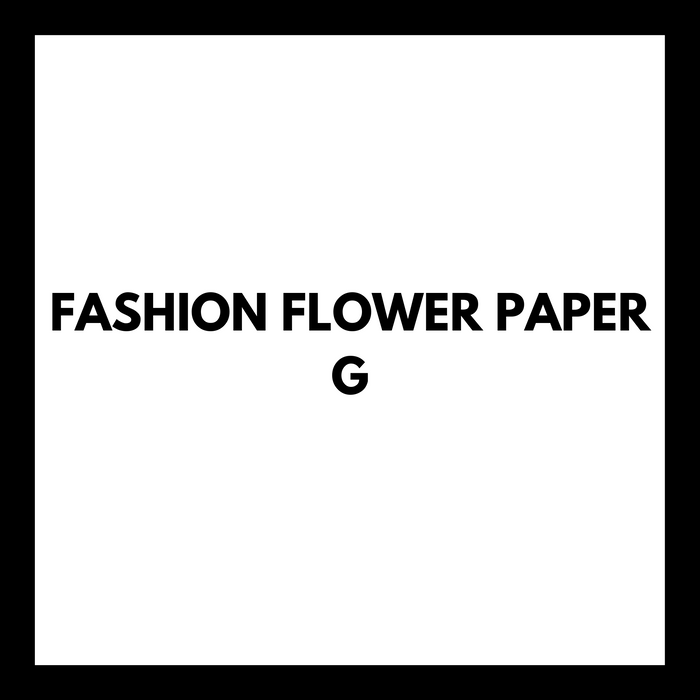 Fashion Floral Wrapping Paper (G) WHITE
