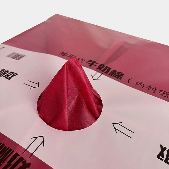 Fabric Floral Tissue Paper (RED)