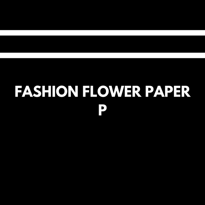 Fashion Floral Wrapping Paper (P) BLACK