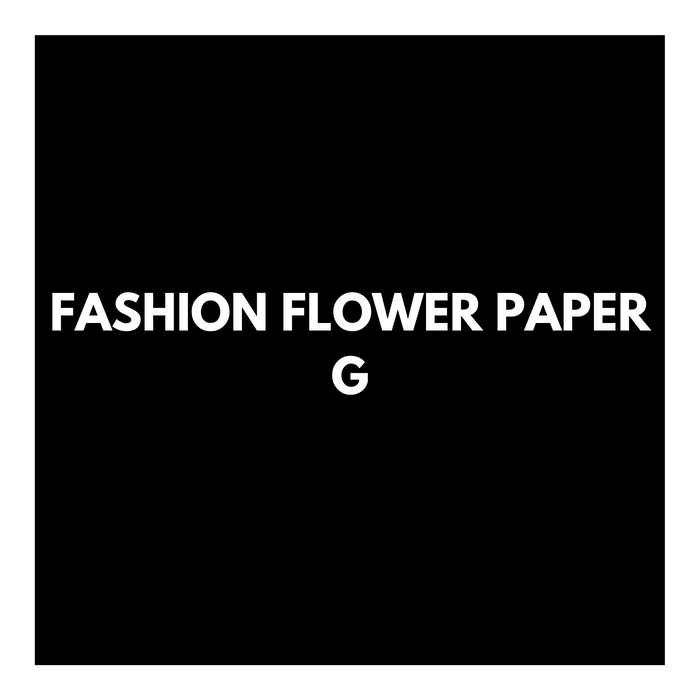 Fashion Floral Wrapping Paper (G) BLACK