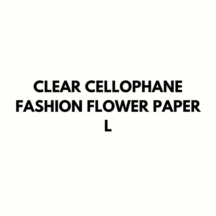 Cellophane Fashion Wrapping (L) BLACK