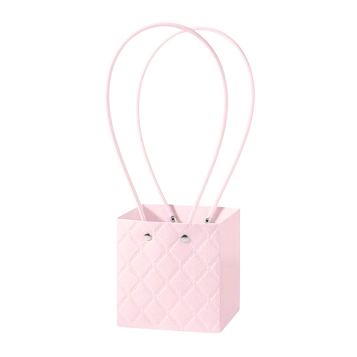 Small Square Flower Bag (PINK)