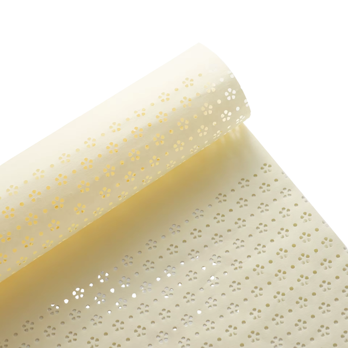 Flower Pattern Wrapping Paper (LIGHT YELLOW)