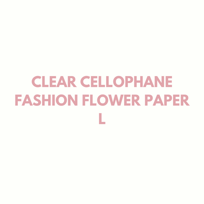 Cellophane Fashion Wrapping (L) PINK
