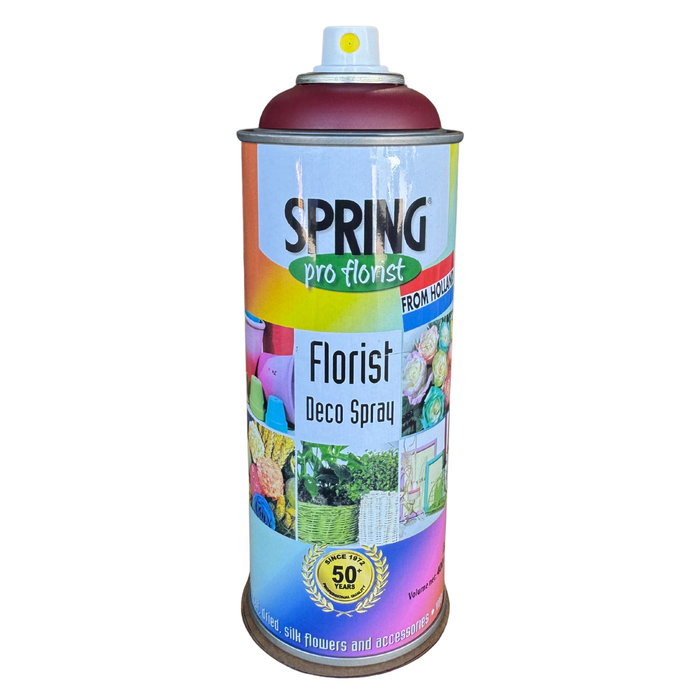 Floral Spray Paint (BURGUNDY RED) #051
