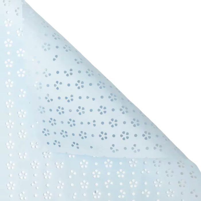 Flower Pattern Wrapping Paper (LIGHT BLUE)
