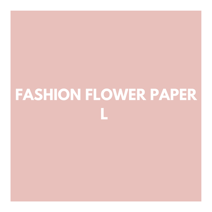 Fashion Floral Wrapping Paper (L) LIGHT PINK