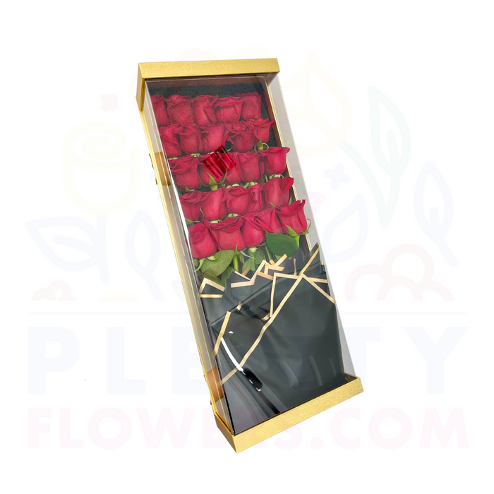 Luxury Display Flower Gift Box (BLACK)