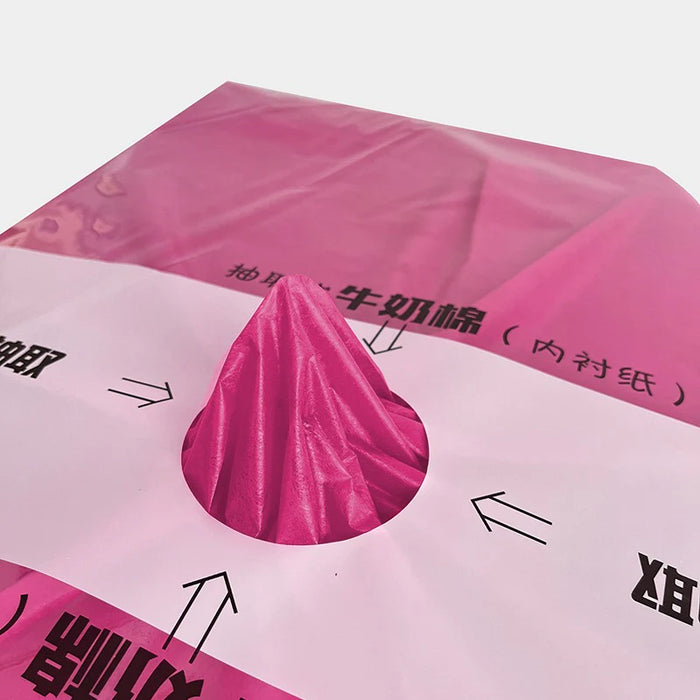 Fabric Floral Tissue Paper (HOT PINK)