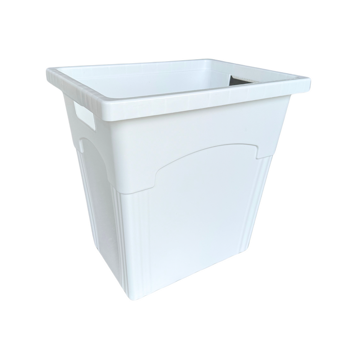 White Flower Bucket (40 cm)