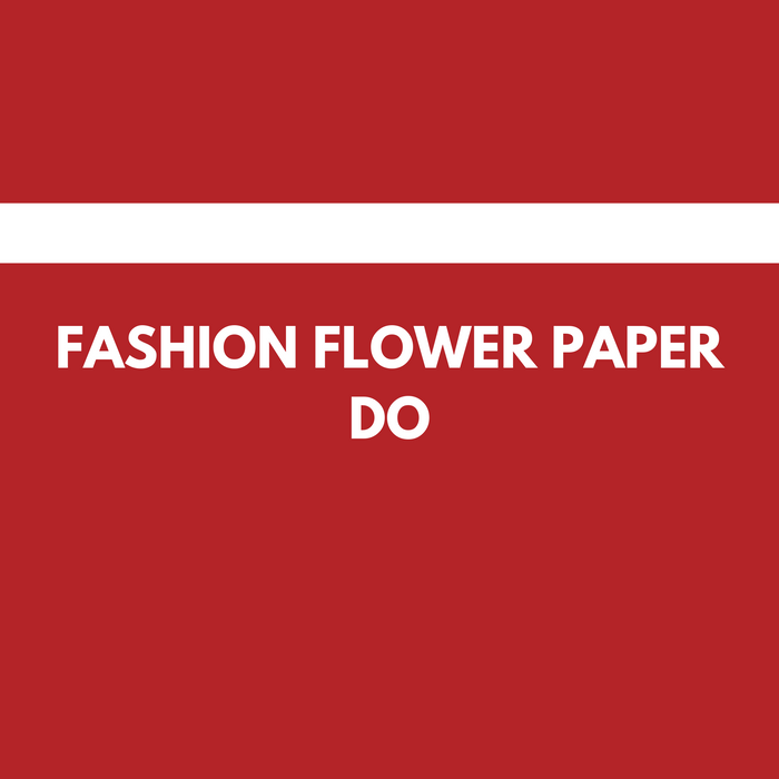 Fashion Floral Wrapping Paper (DO) WINE RED