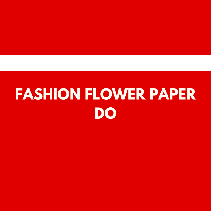 Fashion Floral Wrapping Paper (DO) RED