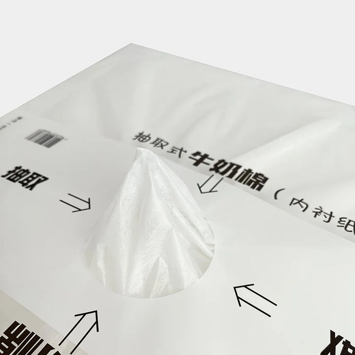 Fabric Floral Tissue Paper (WHITE)