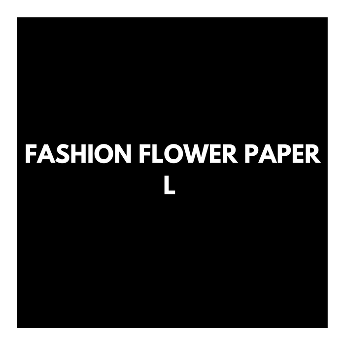 Fashion Floral Wrapping Paper (L) BLACK