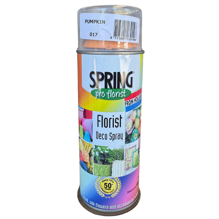 Floral Spray Paint (PUMPKIN) #017