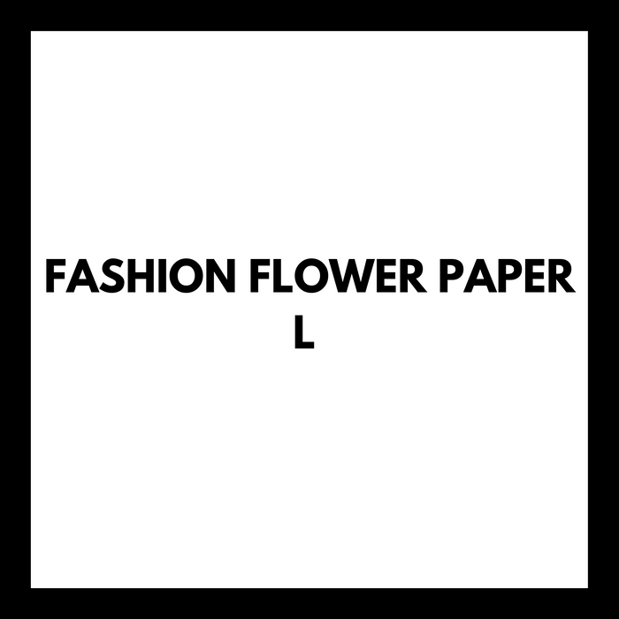 Fashion Floral Wrapping Paper (L) WHITE