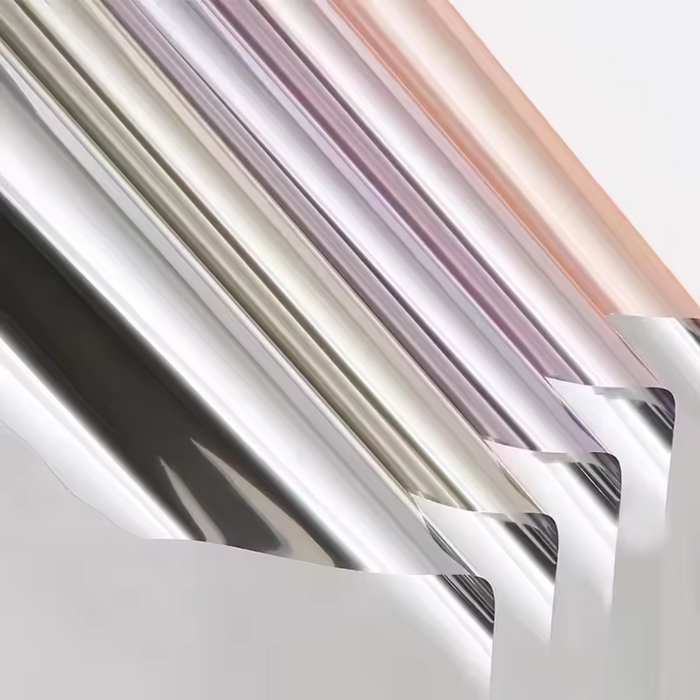 Double Sided Metallic Paper (PINK/SILVER)