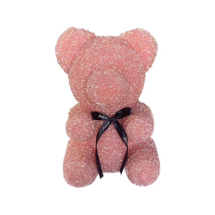 Pink Crystal Foam Bear 25 cm