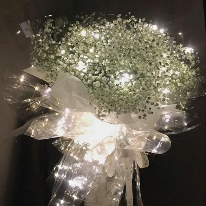 LED Bouquet Floral Wrapping Paper (TRANSPARENT)