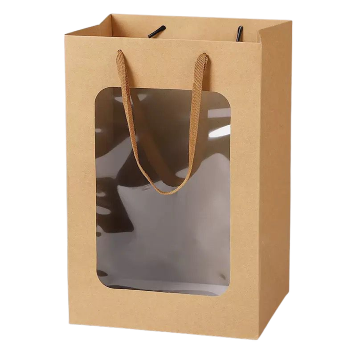 Window Gift Bag 35 cm - 5pcs (KRAFT)