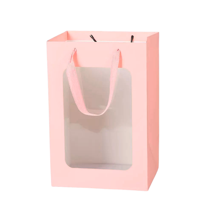 Window Gift Bag 30 cm - 5pcs (LIGHT PINK)