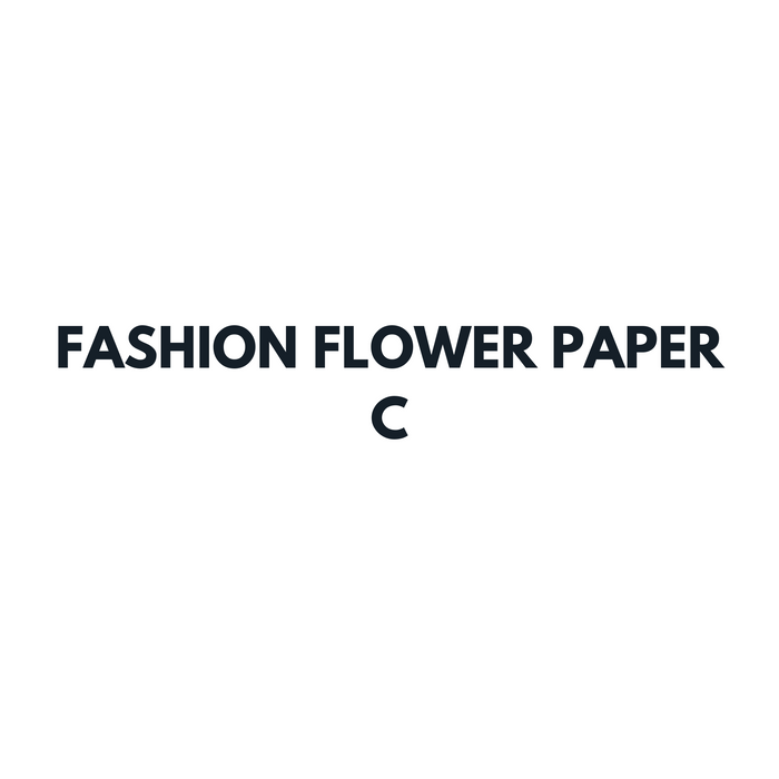 Fashion Floral Wrapping Paper (C) WHITE/BLACK