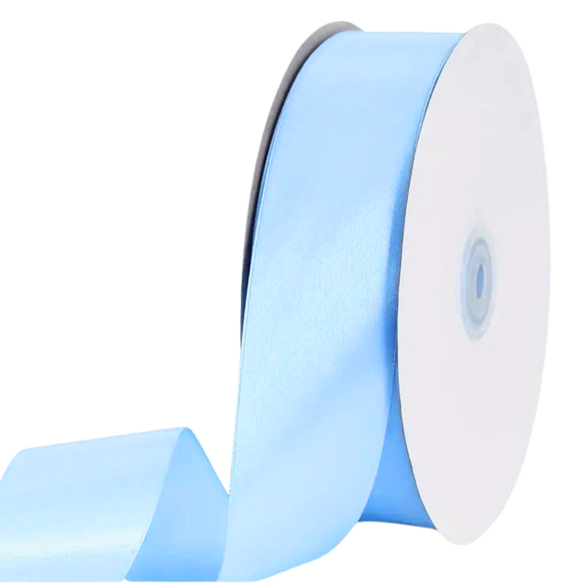 Light Blue Single Faced Satin Ribbon - 1.5