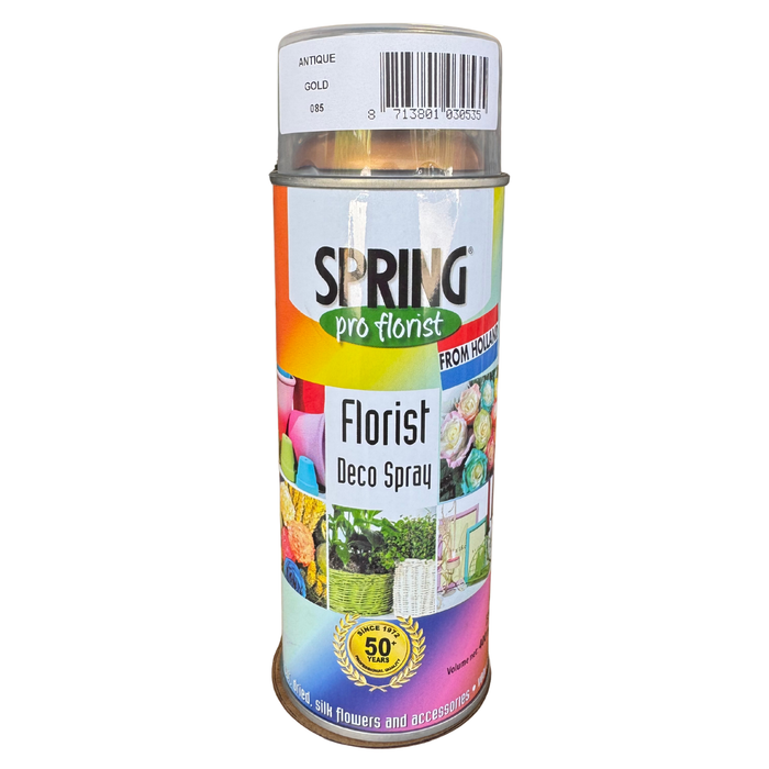 Floral Spray Paint (ANTIQUE GOLD) #085