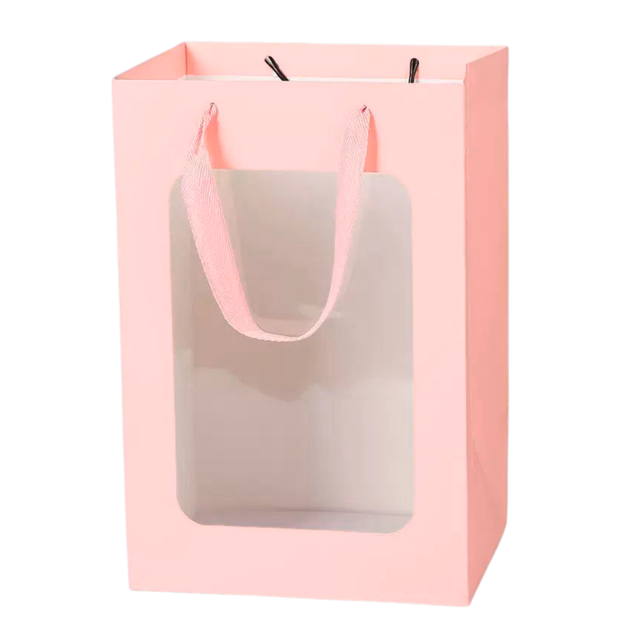 Window Gift Bag 35 cm - 5pcs (LIGHT PINK)