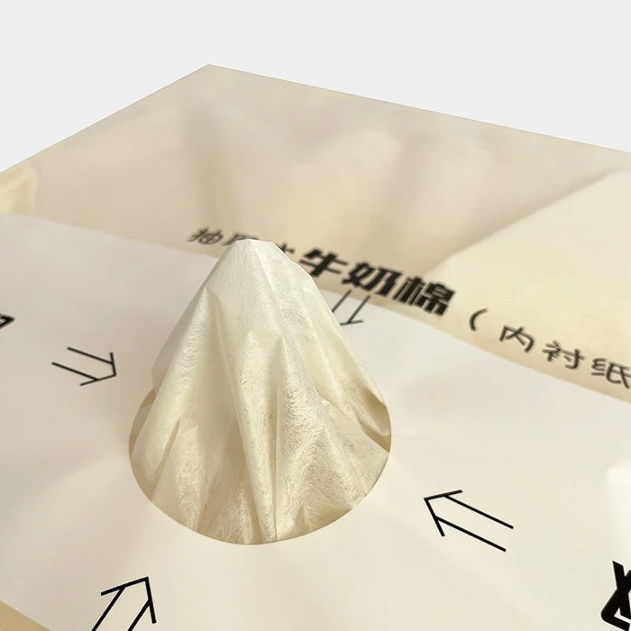 Fabric Floral Tissue Paper (CREAM YEL)