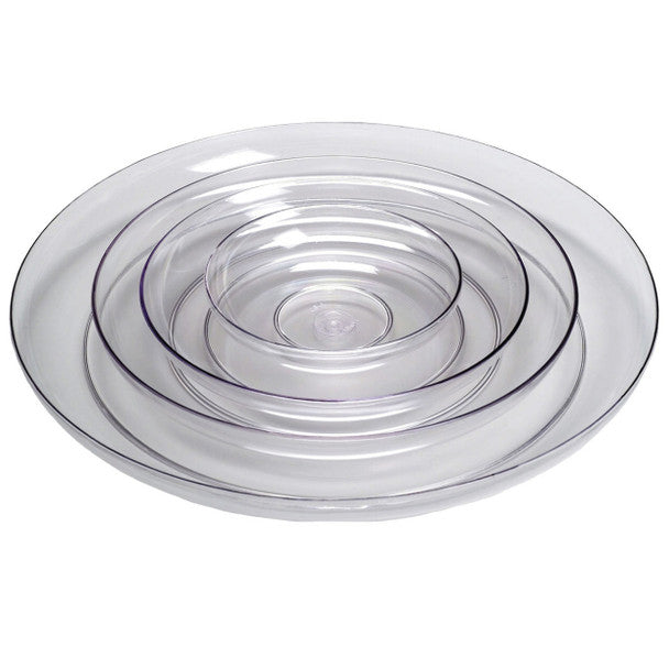 6" Clear Designer Dish
