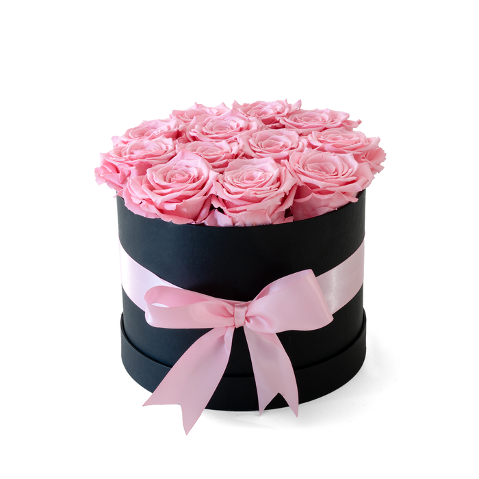 Round Box - Preserved Roses