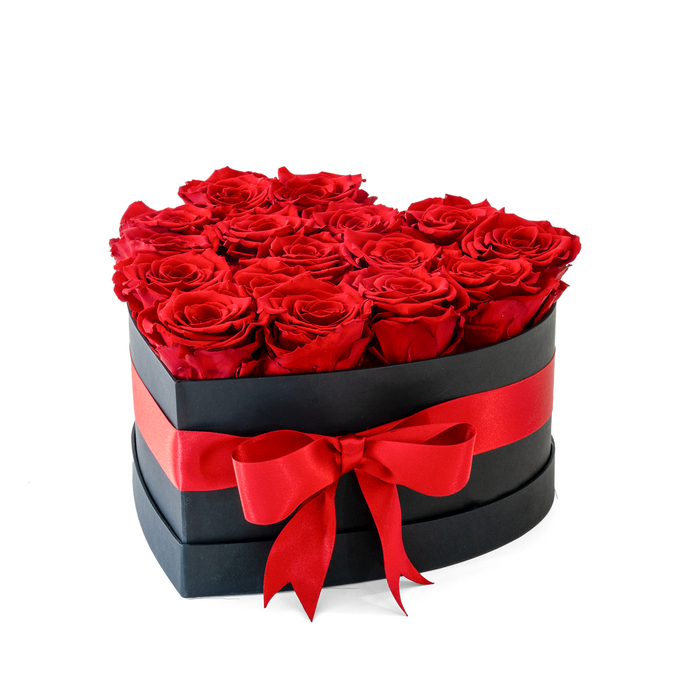 Heart Box - Preserved Roses