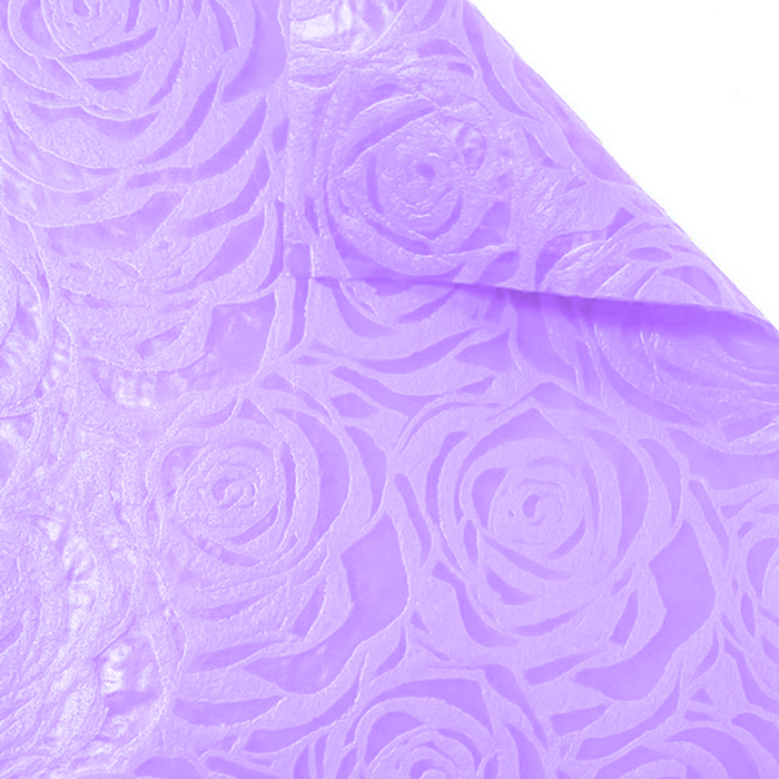 Woven Roses Floral Wrapping Paper (LIGHT PURPLE)