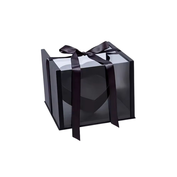 Square Tilted Heart Box (BLACK)