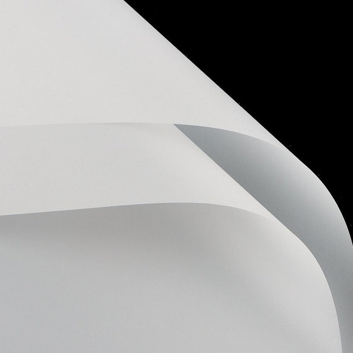 Translucent Floral Wrapping Paper (SOLID WHITE)