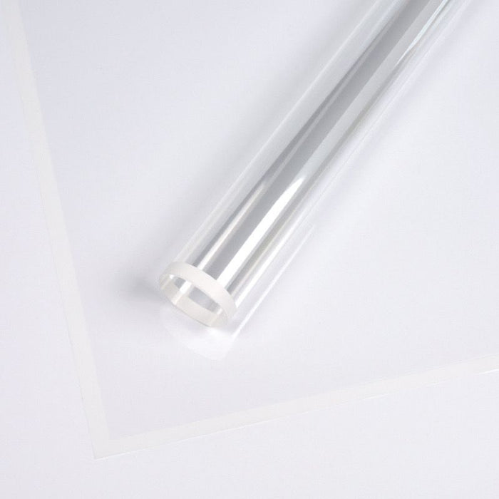 Border Line Clear Cellophane Paper (WHITE)