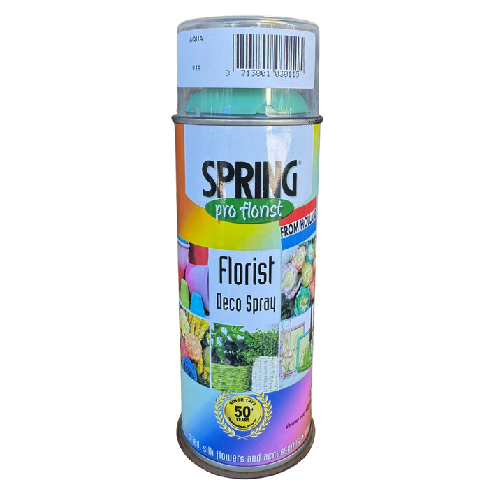 Floral Spray Paint (AQUA) #014