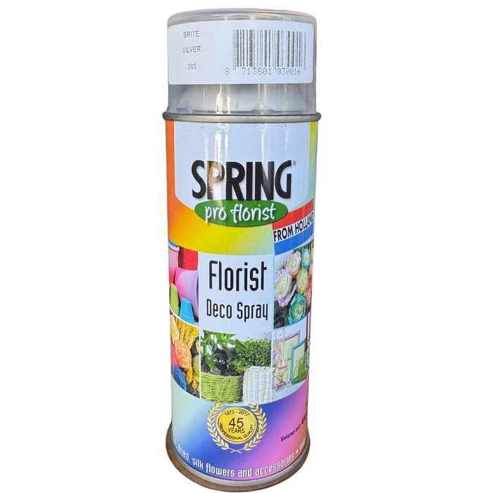 Floral Spray Paint (BRITE SILVER) #003